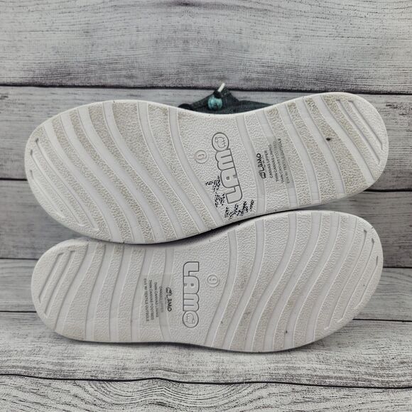 Lamo Canvas Slip-on Comfort Shoes Black/Gray Women's 9 - Picture 6 of 6